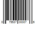 Barcode Image for UPC code 075537000076