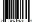 Barcode Image for UPC code 075552033615