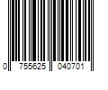 Barcode Image for UPC code 0755625040701