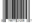 Barcode Image for UPC code 075577212057