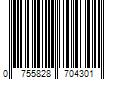 Barcode Image for UPC code 0755828704301