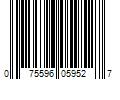 Barcode Image for UPC code 075596059527