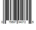 Barcode Image for UPC code 075597940725