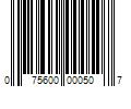 Barcode Image for UPC code 075600000507