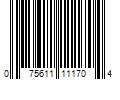 Barcode Image for UPC code 075611111704