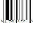 Barcode Image for UPC code 075611116303