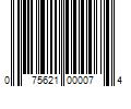 Barcode Image for UPC code 075621000074