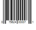 Barcode Image for UPC code 075624000071