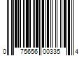 Barcode Image for UPC code 075656003354. Product Name: 