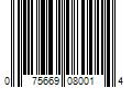 Barcode Image for UPC code 075669080014