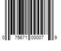 Barcode Image for UPC code 075671000079. Product Name: 