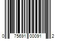 Barcode Image for UPC code 075691000912