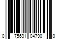 Barcode Image for UPC code 075691047900