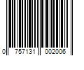 Barcode Image for UPC code 0757131002006