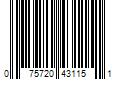 Barcode Image for UPC code 075720431151