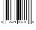 Barcode Image for UPC code 075724006300