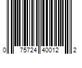 Barcode Image for UPC code 075724400122