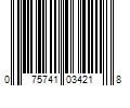 Barcode Image for UPC code 075741034218