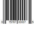 Barcode Image for UPC code 075767000075