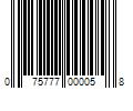 Barcode Image for UPC code 075777000058