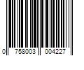 Barcode Image for UPC code 0758003004227