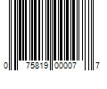 Barcode Image for UPC code 075819000077