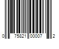 Barcode Image for UPC code 075821000072