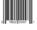 Barcode Image for UPC code 075822000071