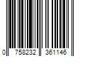 Barcode Image for UPC code 0758232361146