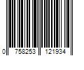 Barcode Image for UPC code 0758253121934