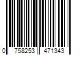 Barcode Image for UPC code 0758253471343