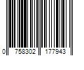 Barcode Image for UPC code 0758302177943