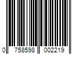 Barcode Image for UPC code 0758598002219