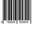 Barcode Image for UPC code 0758606509549