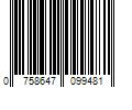 Barcode Image for UPC code 0758647099481