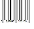 Barcode Image for UPC code 0758647200160