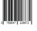 Barcode Image for UPC code 0758647226672