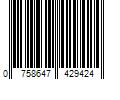 Barcode Image for UPC code 0758647429424