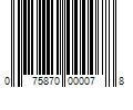 Barcode Image for UPC code 075870000078