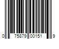 Barcode Image for UPC code 075879001519