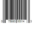 Barcode Image for UPC code 075880000143