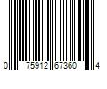 Barcode Image for UPC code 075912673604