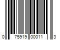 Barcode Image for UPC code 075919000113