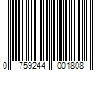 Barcode Image for UPC code 0759244001808