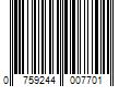 Barcode Image for UPC code 0759244007701