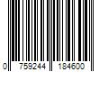 Barcode Image for UPC code 0759244184600