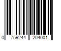 Barcode Image for UPC code 0759244204001