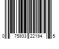 Barcode Image for UPC code 075933221945