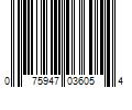 Barcode Image for UPC code 075947036054