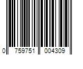 Barcode Image for UPC code 0759751004309